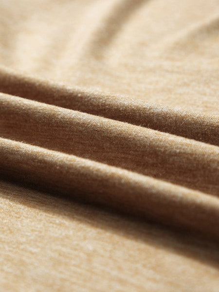 Solid Color With Button Accents Elegant And Tempting Style T Shirt