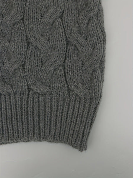 Autumn Winter Cable Knit Cardigan