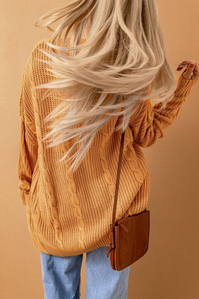 Long Hooded Cardigan with Pockets