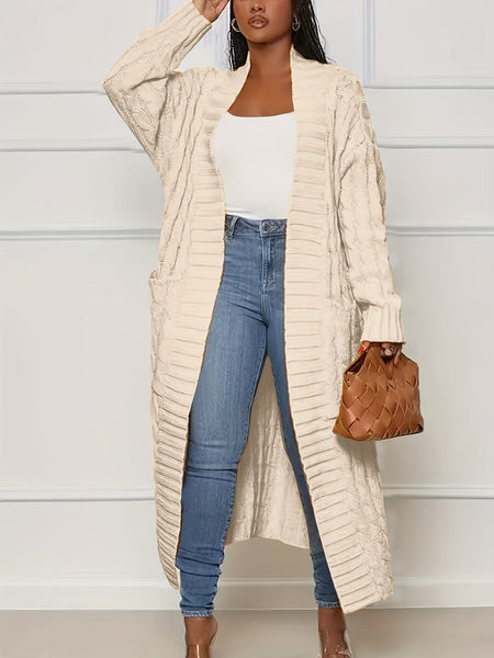 women's plus size long cardigan sweater made for easy styling and wardrobe coordination, with premium-like structure and finish. with practical