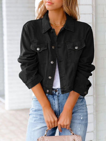 Cropped Denim Jacket