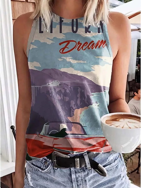 Sleeveless Casual Chic Summer Tank Top with practical styling and dependable silhouette control.