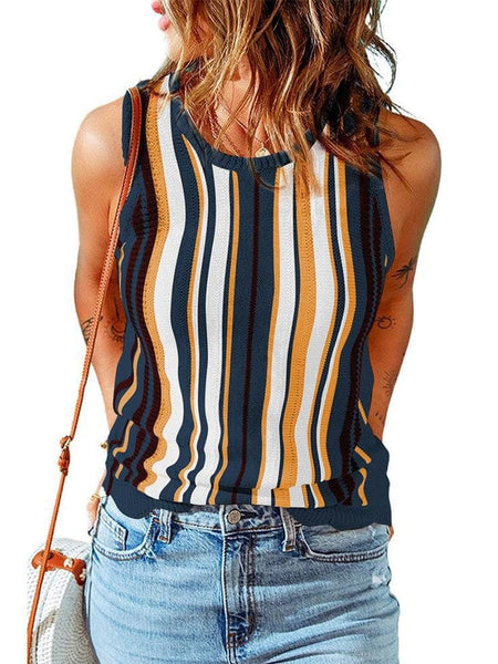 Sleeveless Casual Chic Summer Tank Top with practical styling and dependable silhouette control.