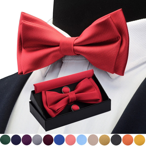 Double Layer Bow Tie Set