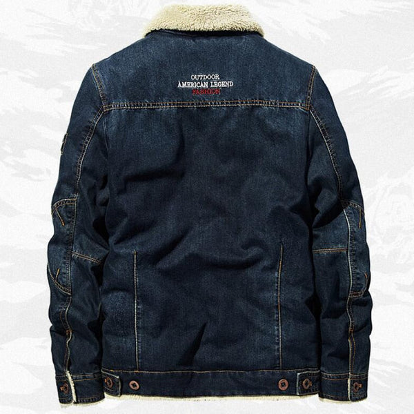 Denim Fleece Jacket