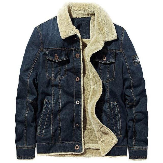 Denim Fleece Jacket