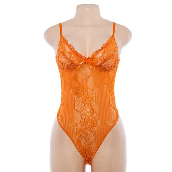 Mesh Pattern Bodysuit