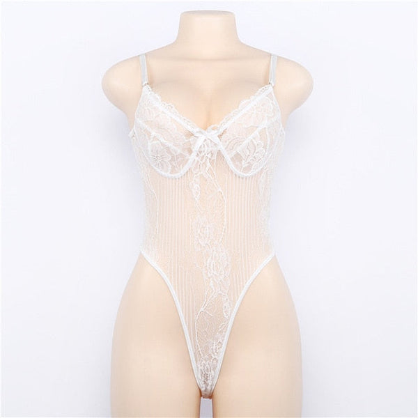 Mesh Pattern Bodysuit