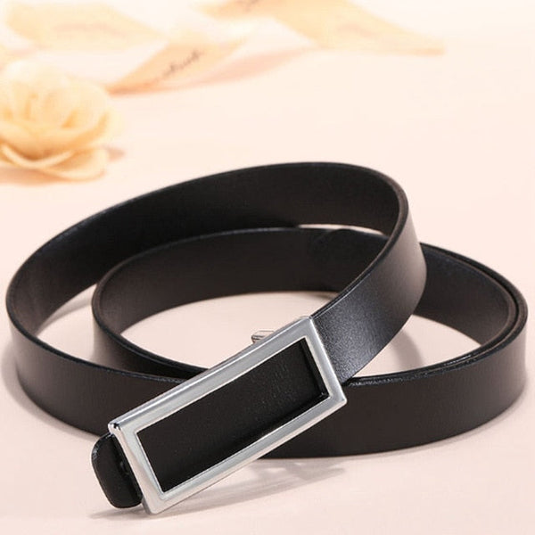 Skinny Leather Belt