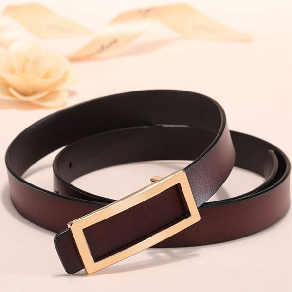 Skinny Leather Belt