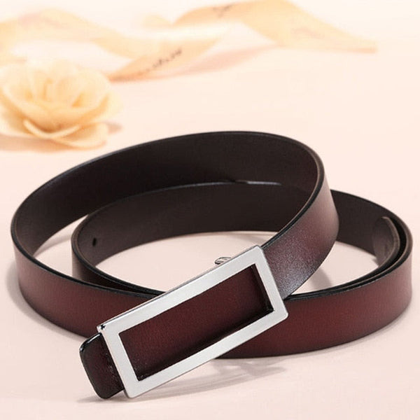 Skinny Leather Belt