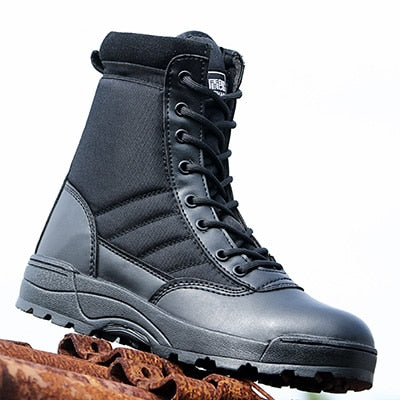 Military High-Cut Boots