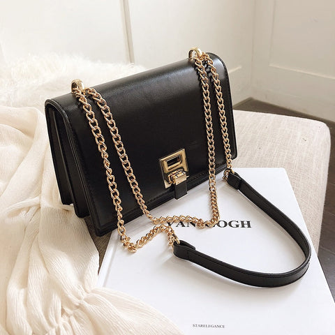 Leather Messenger Handbag