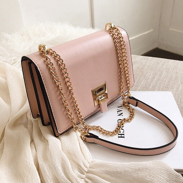 Leather Messenger Handbag