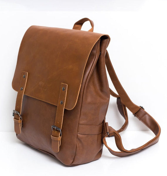 Leather Retro Backpack