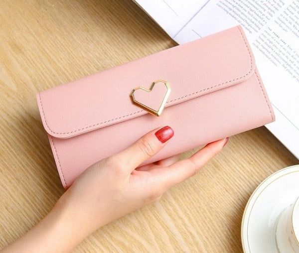 Heart Clutch Wallet