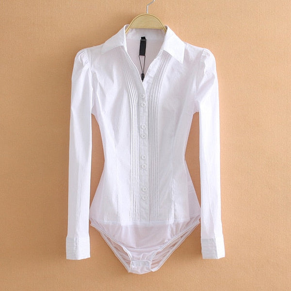 Dress Shirt Bodysuit