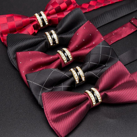 Rhinestone Bow Tie