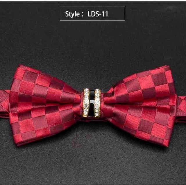 Rhinestone Bow Tie