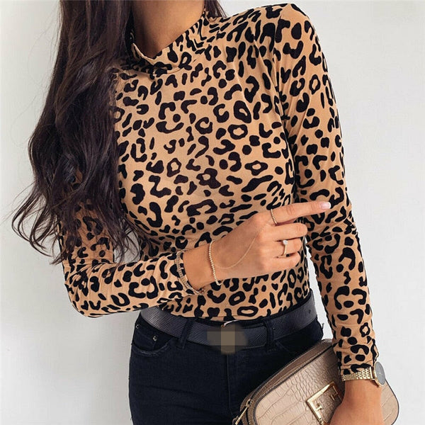 Leopard Print Blouse