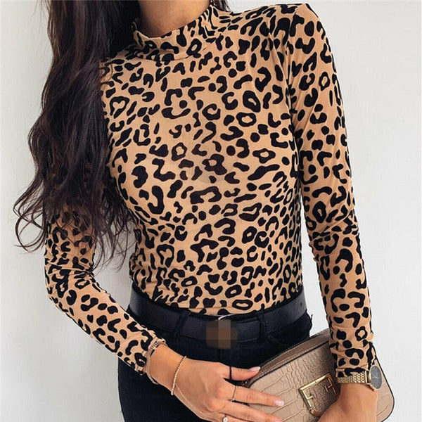 Leopard Print Blouse