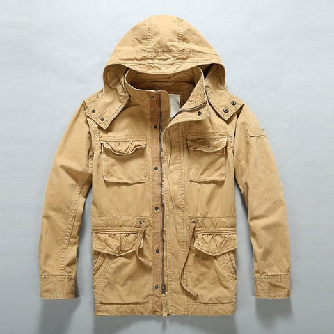 Removable Hood Camo Fashion