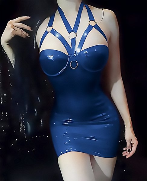 Intimate Leather Mini Dress