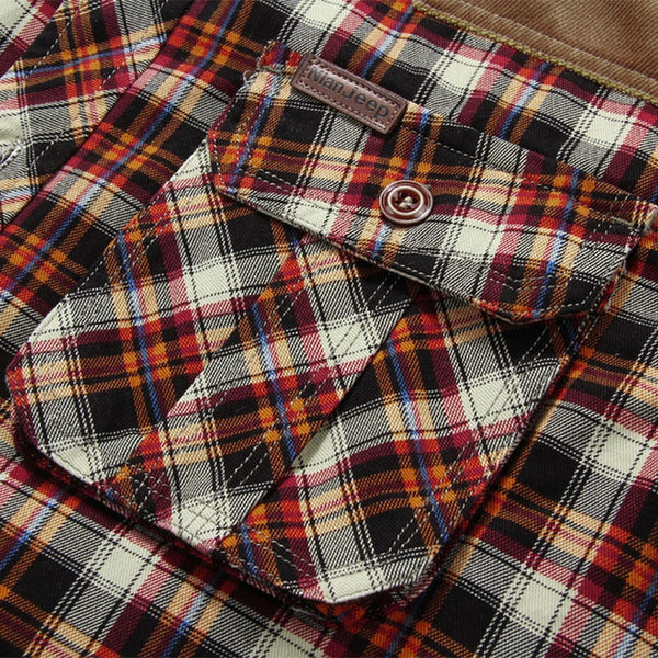 Double Pocket Plaid Shirt