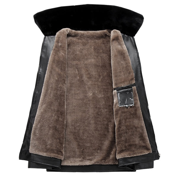 Plush Leather Jacket