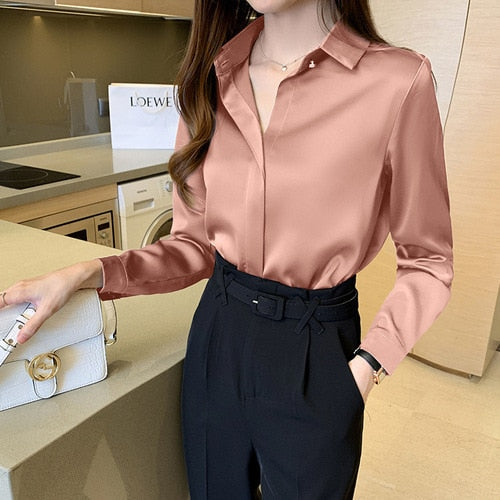 Silk Office Blouse