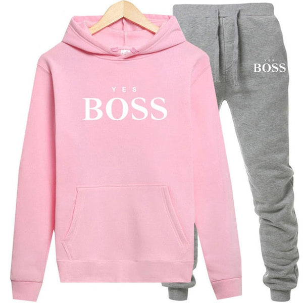 Boss Hoodie Set