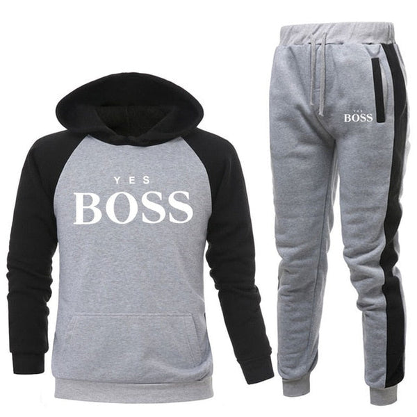 Yes Boss Hoodie Set
