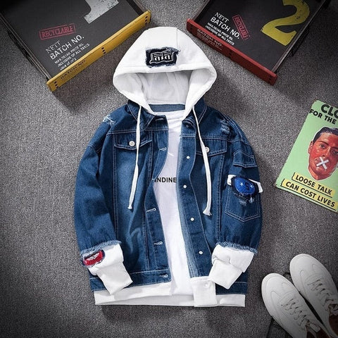 Denim Hoodie