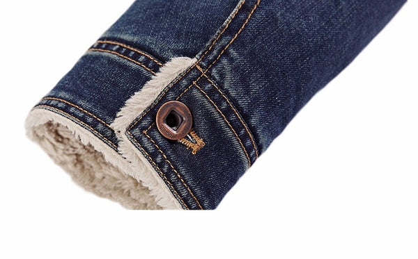 Denim Fleece Coat