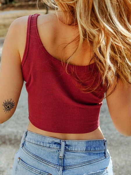 Summer Chic Lace V-Neck Tank Top