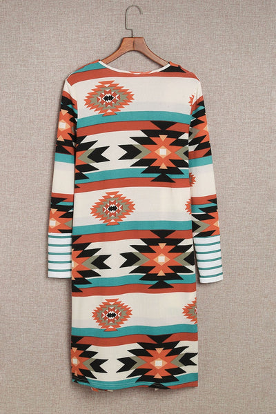 Women's Southwestern Reversible Longline Cardigan Coat featuring coats styling with practical layering, balanced movement, and everyday versatility f.