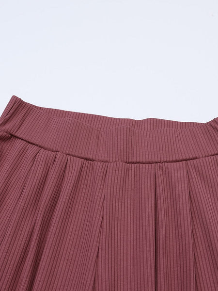 Studded Cutout Ruched Wide Leg Jumpsuit