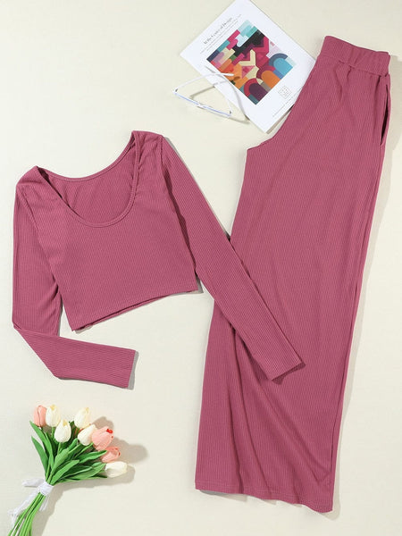 Studded Cutout Ruched Wide Leg Jumpsuit