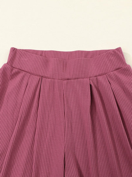 Studded Cutout Ruched Wide Leg Jumpsuit