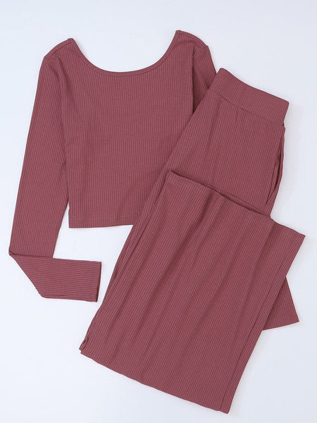 Studded Cutout Ruched Wide Leg Jumpsuit