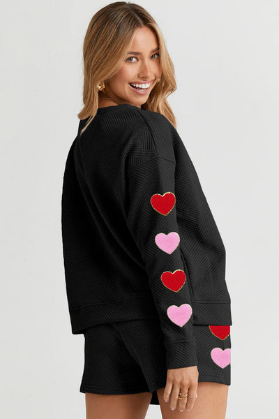Cozy Round Neck Faux Fur Long Sleeve Sweater