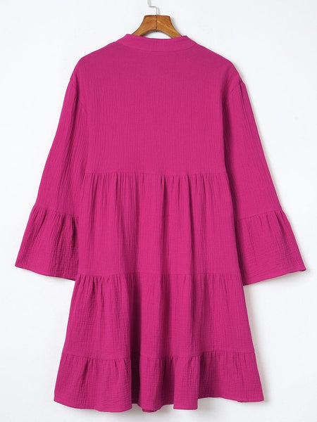 Solid Color Sexy Temperament Casual Mini Dress