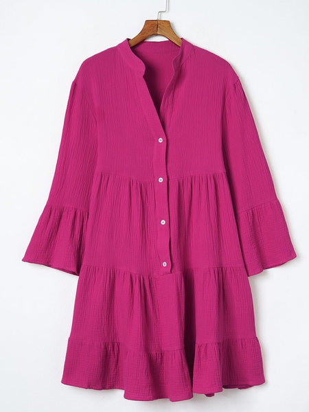 Solid Color Sexy Temperament Casual Mini Dress