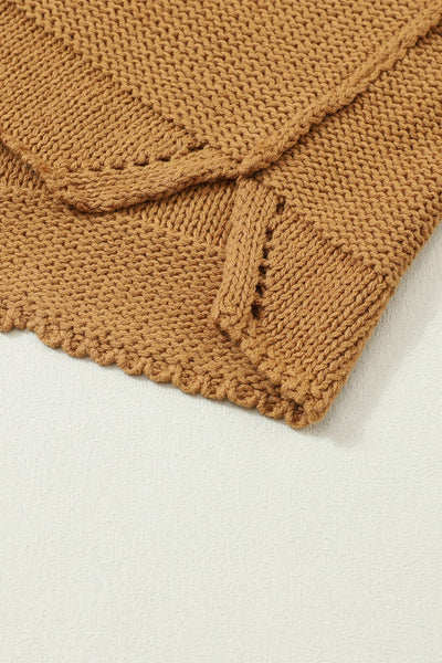 Round Neck Long Sleeve Sweater