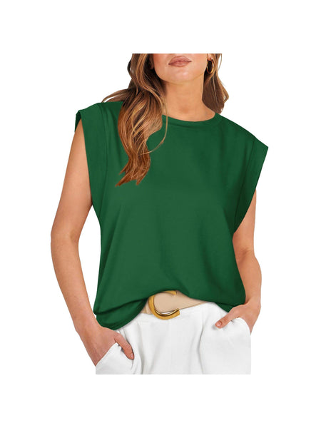 Round neck raglan patchwork striped casual T-shirt top