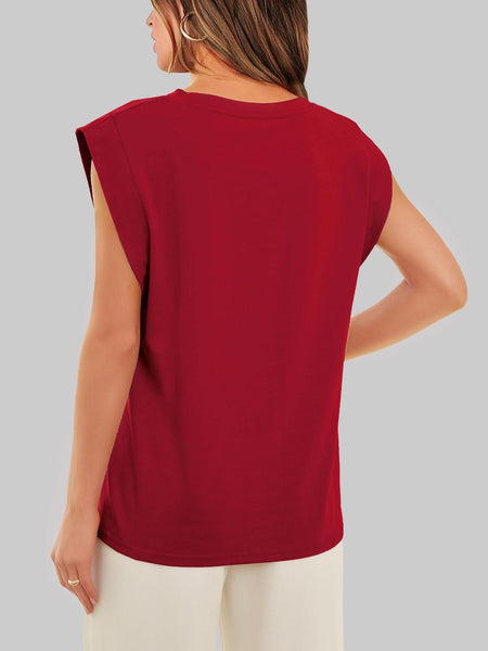 Round neck raglan patchwork striped casual T-shirt top