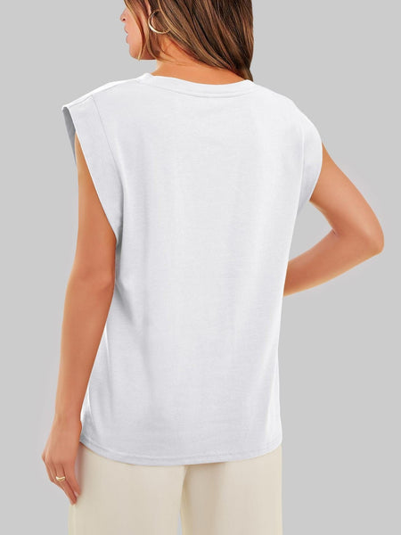 Round neck raglan patchwork striped casual T-shirt top