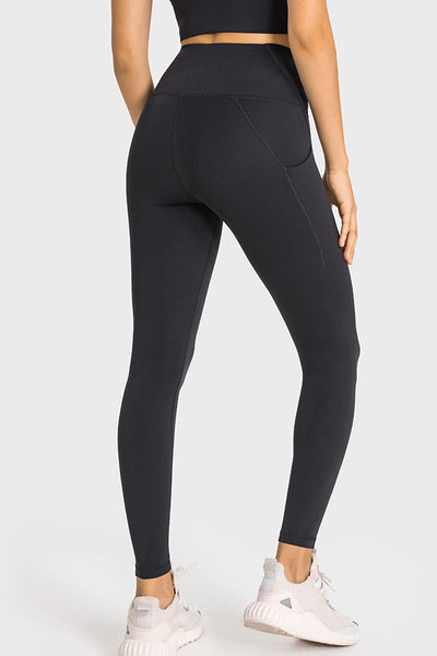 Sherpa-Lined Solid High-Waist Stretchy Warm Leggings Pants