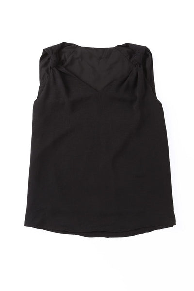 Women's Silk Satin V Neck Casual Sleeveless Camisole Tank Top