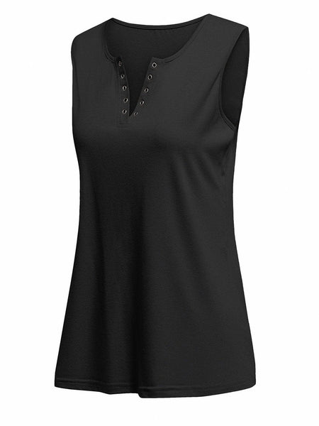 Women's V-Neck Lace-Up Skull Tank Top made for easy styling and wardrobe coordination, with premium-like structure and finish.